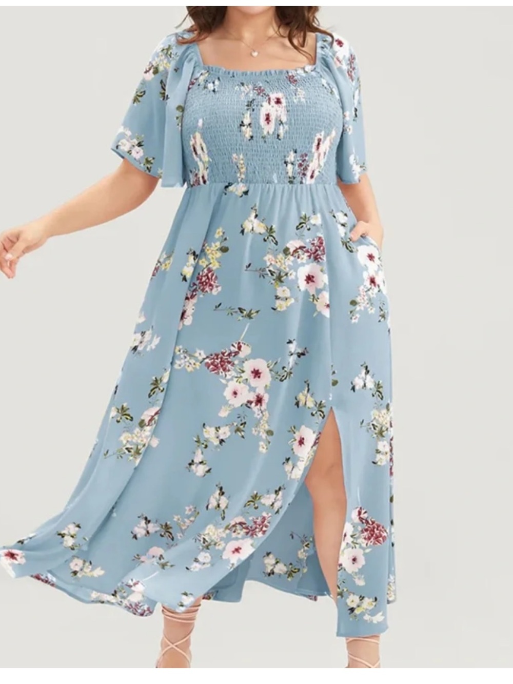 NWT BloomChic Floral Maxi Dress, 28